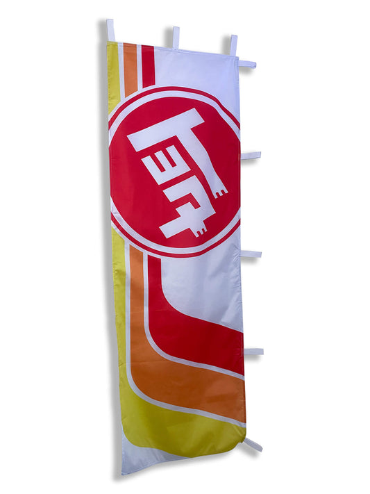 teq trd toyota heritage branded logo nobori flag