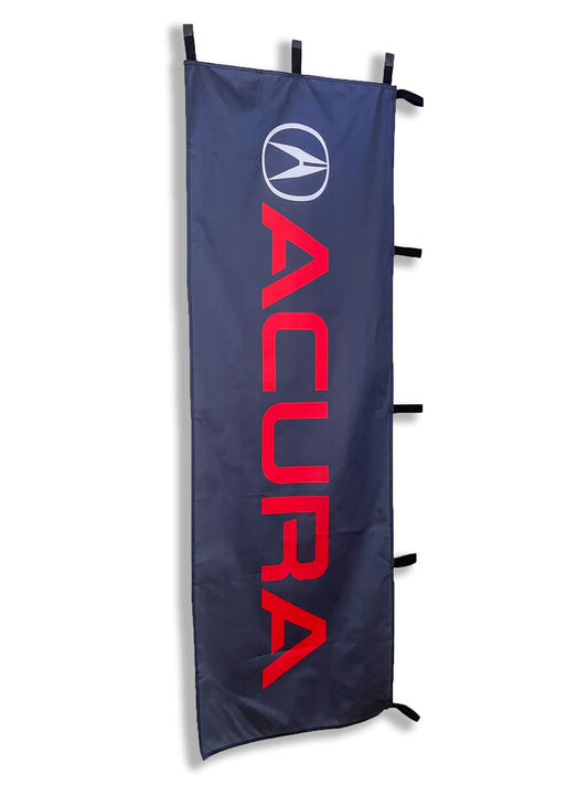 acura branded logo nobori flag