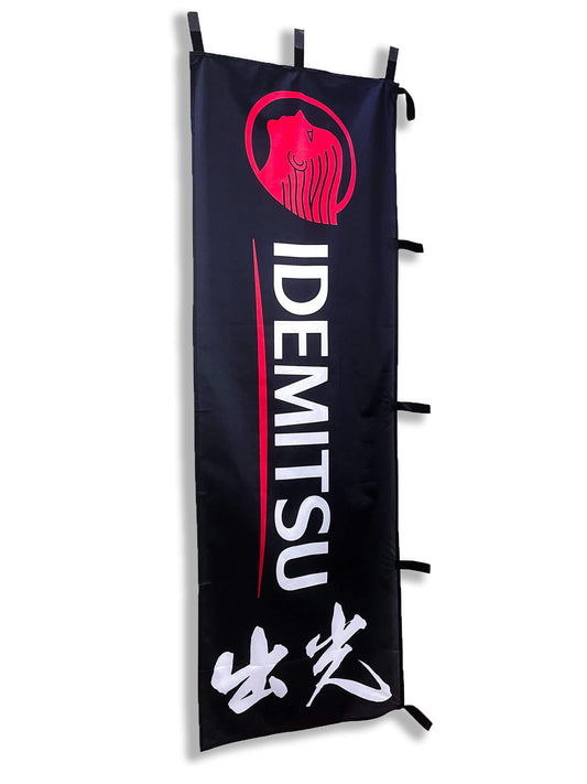 idemitsu oil branded logo nobori flag