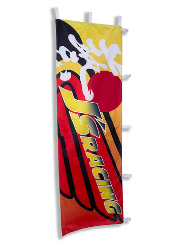 js racing honda crx livery branded logo nobori flag