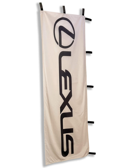 lexus branded logo nobori flag