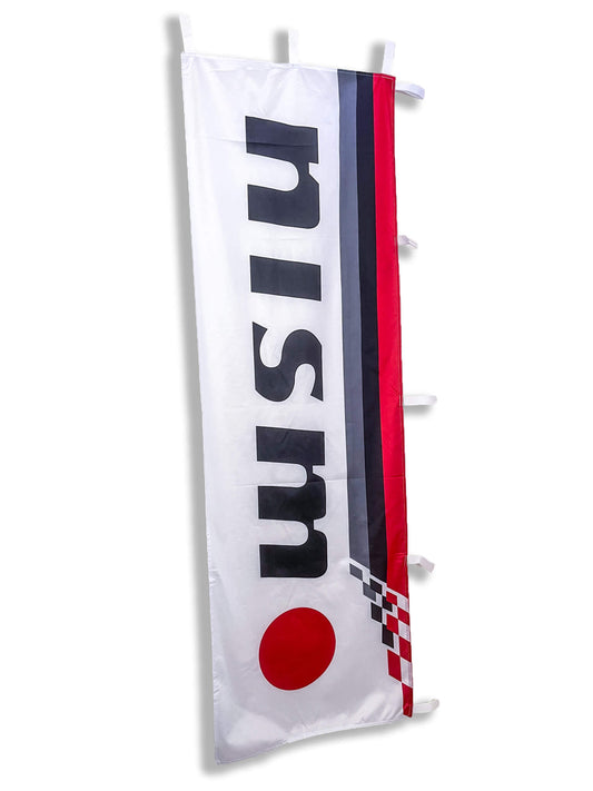 nismo nissan racing branded logo nobori flag