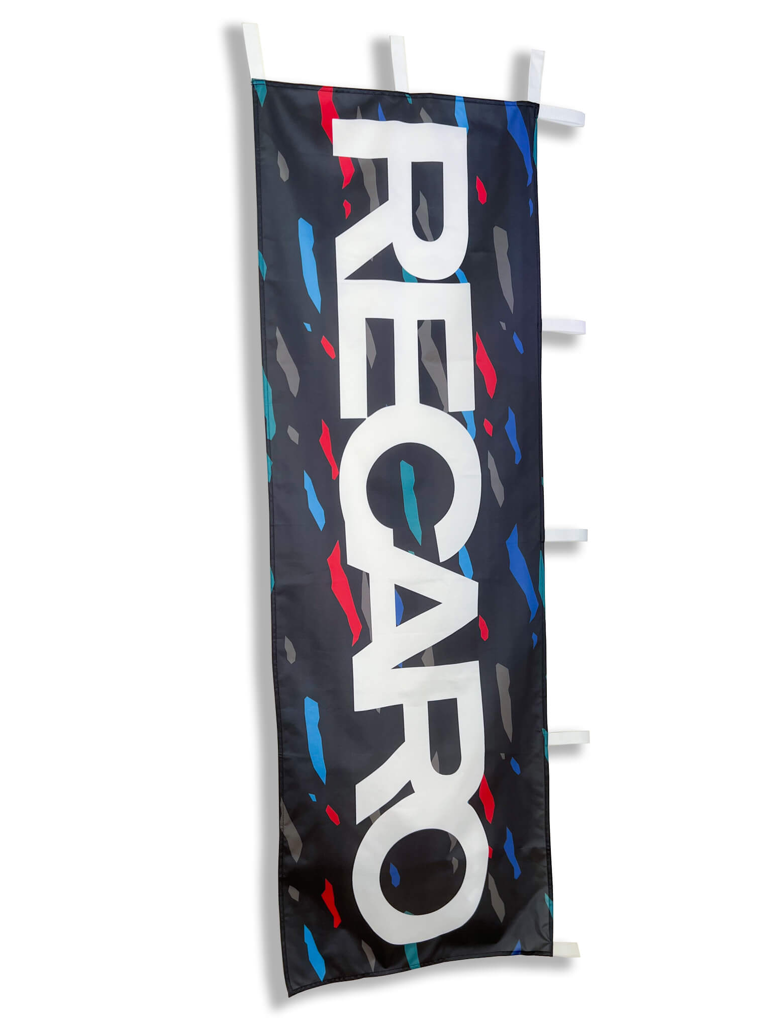 recaro confetti branded logo nobori flag